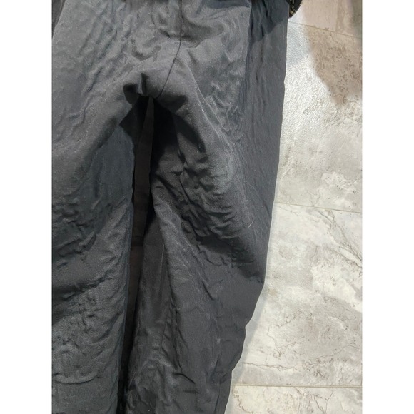 Obermeyer VTG Women's Petite Sz 4 Belted Ski Snow Suit Jumper Black Retro Print - Picture 15 of 16